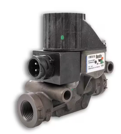 ABS Brake Valve Kenwort/Mack/Peterbilt/Volvo Multiple application 1/2in-14 NPT 12V Mail Pin Connector Twist Lock Remanufactured ABS Modulator