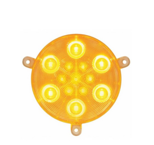 13 Amber LED Daytime Running Light For 2005-2010 Freightliner Century - Clear Lens