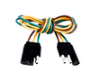 3-Way Flat Molded M/FM Trailer Connectors w/ Polarized Plugs, 1 Pc