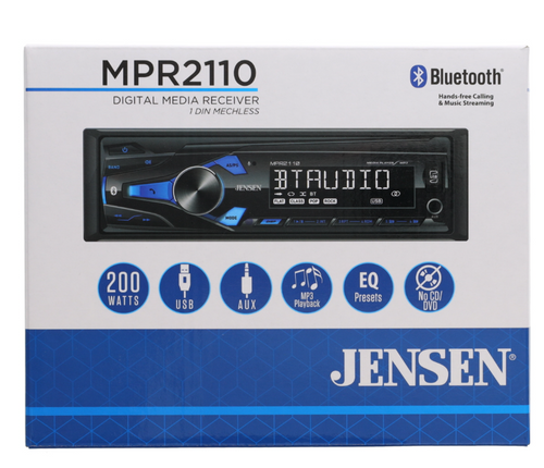 Mechless Receiver w Bluetooth and Tuner music radio
