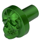 Skull Air Valve Knob - Emerald Green