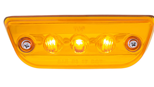 3 LED Cab Light For 2013-2021 Peterbilt 579 & Kenworth T680-Amber LED/Lens
