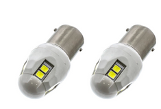 High Power 8 LED 1156 Type Bulb - White (Card of 2)