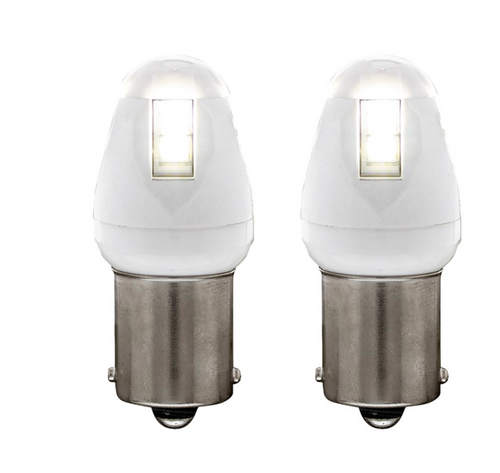 High Power 8 LED 1156 Type Bulb - White (Card of 2)