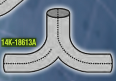 Y Pipe Exhaust fits Kenworth Aluminized