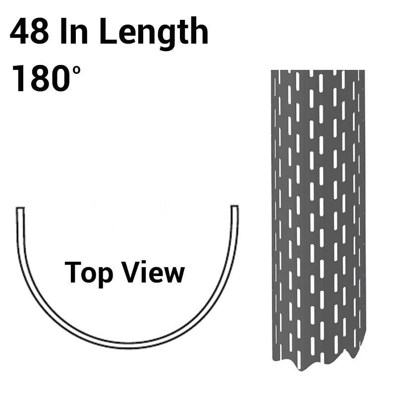 48” Heat Shield / Muffler Guard To Fit 4” Diameter In Stainless Steel