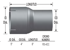 5 Id To 4 Od Reducer Chrome