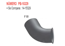 5" Turbo Exhaust Elbow with Pyro Fits Peterbilt