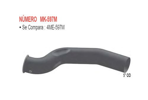 Turbo Pipe W/Pyro fits Mack Vision Cx