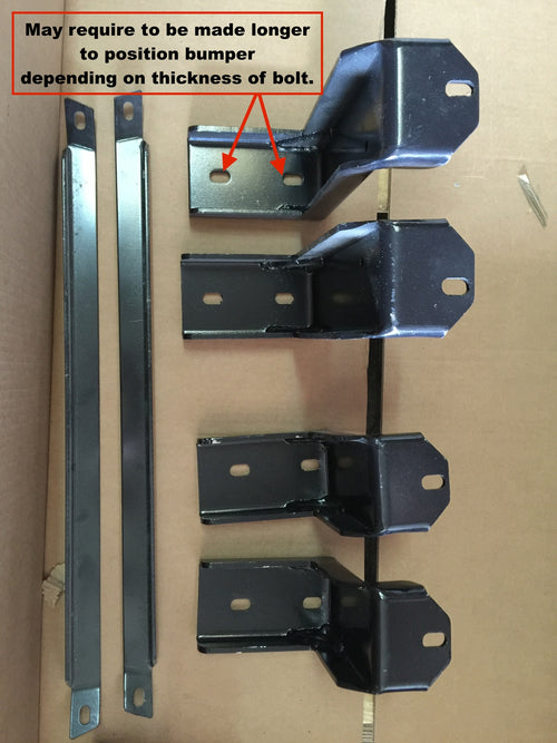 Semi Truck Mounting Brackets SET Fits Plastic Bumper Kenworth Semi Truck Mounting Brackets SET Fits Plastic Bumper Kenworth