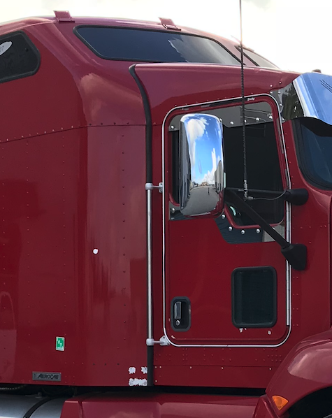 Chrome Mirror Cover fits Kenworth T170, T370, T600, T660, T800 Trucks