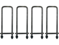 22 Inch Square Bend 5/8 Inch U-Bolt Kit-4 Sets