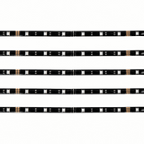 Split Led Light Strip - Amber Led'S - 5 Meter Roll  Black Background