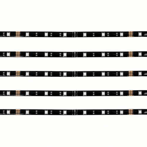 Split Led Light Strip - Amber Led'S - 5 Meter Roll  Black Background
