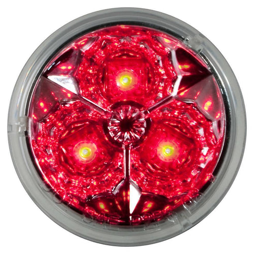 2” Round Star Design 3 LED Marker Light 12V