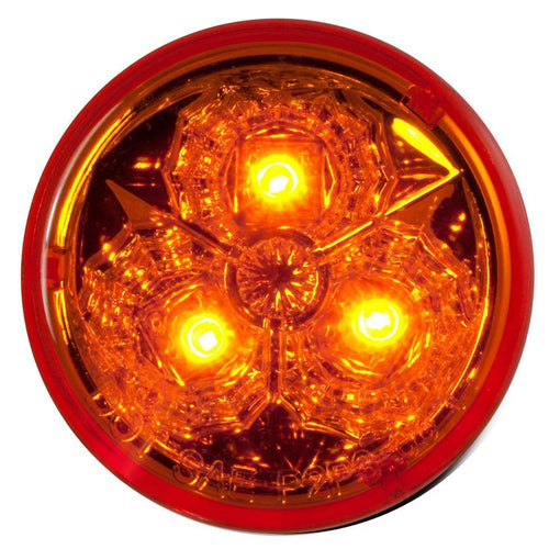 2” Round Star Design 3 LED Marker Light 12V