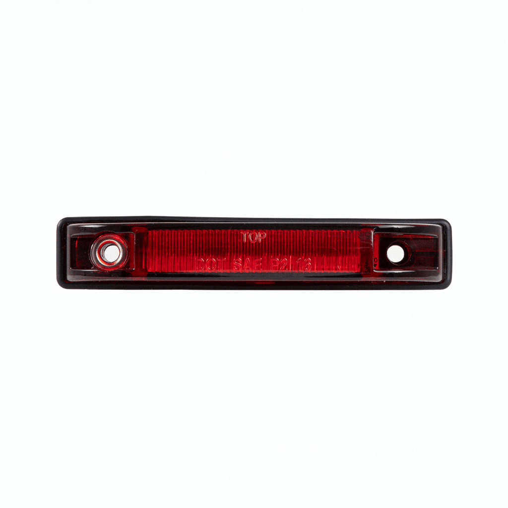 Rectangular Marker Light Red/Red 6 Leds 12V – MiamiStar.com