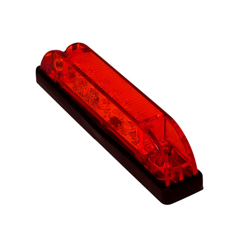 Rectangular Marker Light Red/Red 6 Leds 12V