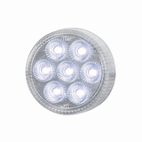 2.5” Led Marker Light Dual Color (Red/White Clear Lens) 12V