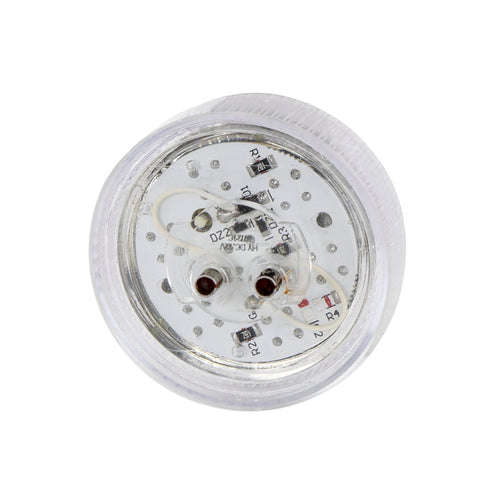 2.5” Led Marker Light Dual Color (Red/White Clear Lens) 12V