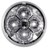 2.5” Round Star Design 4 Led Marker Light 12V