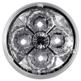 2.5” Round Star Design 4 Led Marker Light 12V