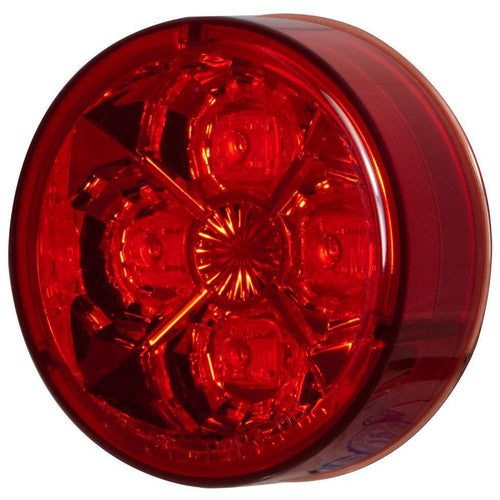 2.5” Round Star Design 4 Led Marker Light 12V