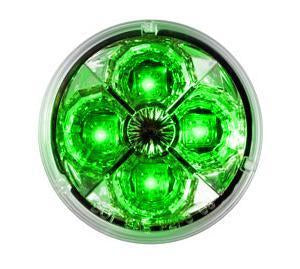 2.5” Round Star Design 4 Led Marker Light 12V