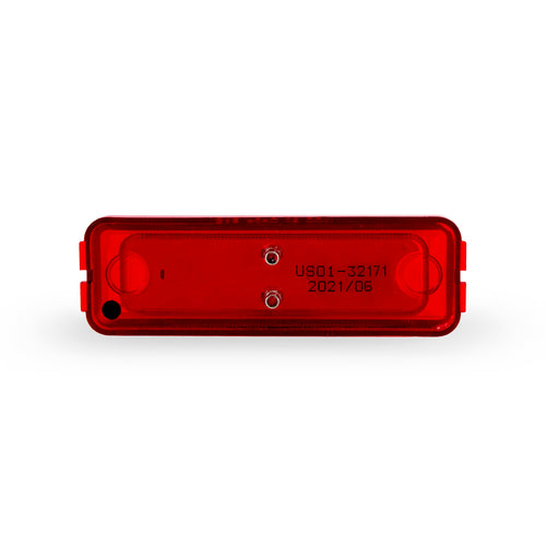 3-3/4”Rectangular Marker Light 6 Led Red/Red