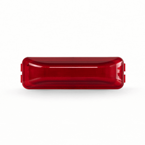 3-3/4”Rectangular Marker Light 6 Led Red/Red