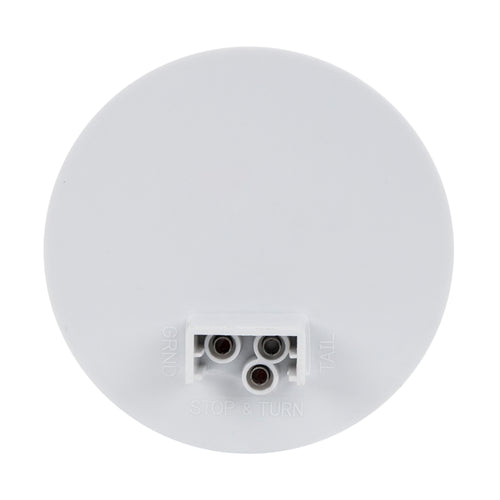 4” Round Light Led (Red/Red Lens) 12V