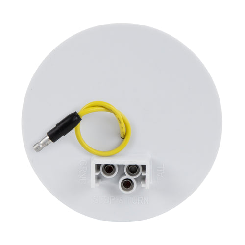 4” Round Light Dual Led (Red/White Clear Lens) 12V