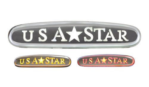 USA Star Logo LED Light fits Freightliner Grilles