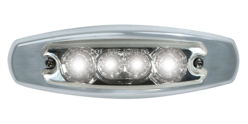 5” Oval Star 4 LED Marker Light 12V - Dual Function