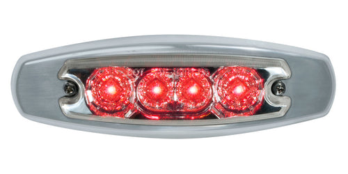 5" Star Oval 4 LED Light 24V