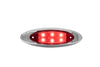 Led Marker Light With Reflector 6 Led Red/Red, 3 Wires 12V