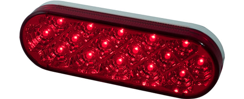 6” Oval Star 16 Led Light 12V