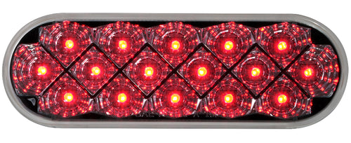 6” Oval Star 16 Led Light 12V
