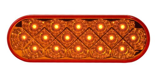 6” Oval Star 16 Led Light 12V