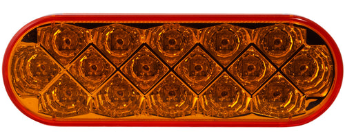 6” Oval Star 16 Led Light 12V