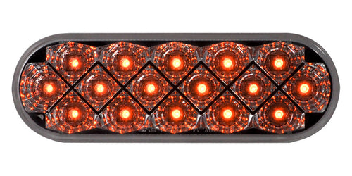 6” Oval Star 16 Led Light 12V