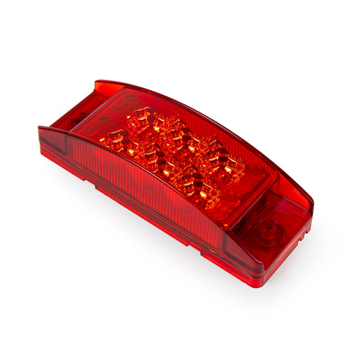 Rectangle LED Marker Light Acrylic Lens and Base 12V