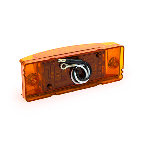 Rectangle LED Marker Light Acrylic Lens and Base 12V