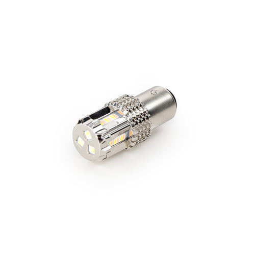 White / Green 1157 - Dual Color 15 LED Bulb for Glass  Lens Light (2nd Gen.)