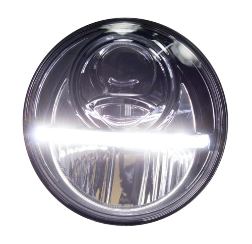 7" Led Headlight with LED Light Bar, High and Low Beam