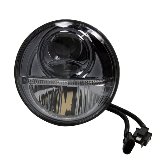 7" Led Headlight with LED Light Bar, High and Low Beam