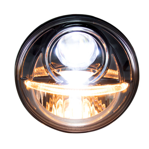 7" Led Headlight with LED Light Bar, High and Low Beam