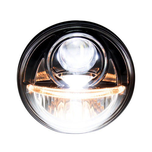 7" Led Headlight with LED Light Bar, High and Low Beam