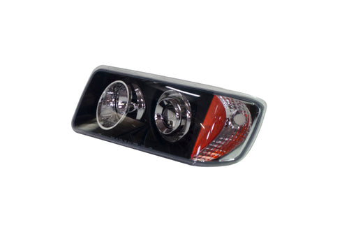 Black Matte Projector Headlight fits Freightliner FLD 120 /112