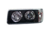 Black Matte Projector Headlight fits Freightliner FLD 120 /112